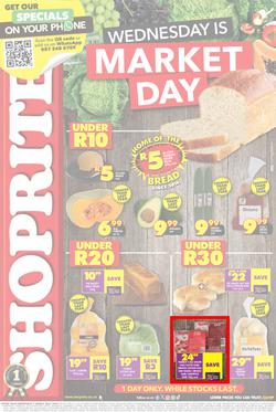 Shoprite Northern Cape & Free State : Wednesday Is Market Day (05 March 2025 Only), page 1