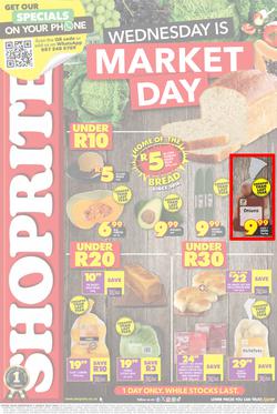 Shoprite Northern Cape & Free State : Wednesday Is Market Day (05 March 2025 Only), page 1