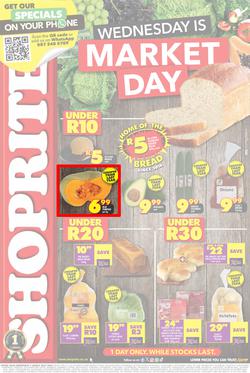 Shoprite Northern Cape & Free State : Wednesday Is Market Day (05 March 2025 Only), page 1