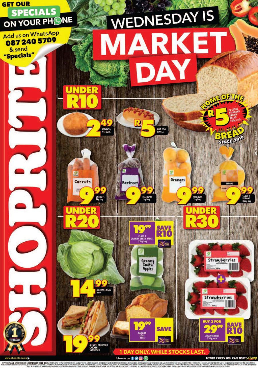 Shoprite Northern Cape & Free State : Wednesday Is Market Day (6 ...