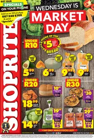 Shoprite Northern Cape & Free State : Wednesday Is Market Day (10 July 2024 Only)