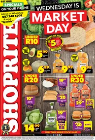 Shoprite Northern Cape & Free State : Wednesday Is Market Day (12 June 2024 Only)