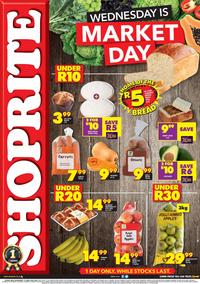 Shoprite Northern Cape & Free State : Wednesday Is Market Day (13 April 2022 Only)