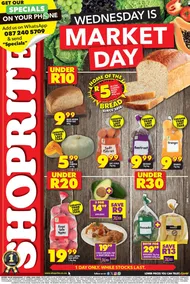 Shoprite Northern Cape & Free State : Wednesday Is Market Day (17 April 2024 Only)