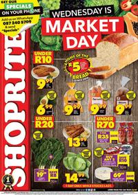 Shoprite Northern Cape & Free State : Wednesday Is Market Day (18 October 2023 Only)