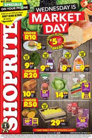Shoprite Northern Cape & Free State : Wednesday Is Market Day (21 February 2024 Only)