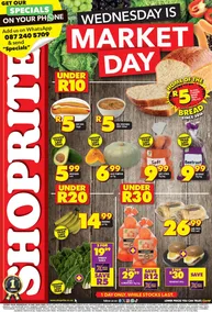 Shoprite Northern Cape & Free State : Wednesday Is Market Day (22 May 2024 Only)
