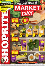 Shoprite Northern Cape & Free State : Wednesday Is Market Day (24 July 2024 Only)