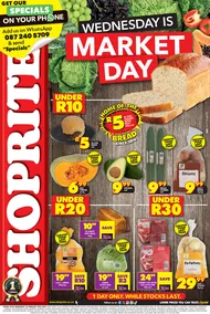 Shoprite Northern Cape & Free State : Wednesday Is Market Day (26 February 2025 Only)