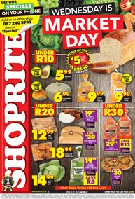 Shoprite Northern Cape & Free State : Wednesday Is Market Day (26 June 2024 Only)