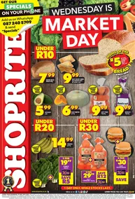 Shoprite Northern Cape & Free State : Wednesday Is Market Day (29 May 2024 Only)