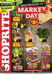 Shoprite Northern Cape & Free State : Wednesday Is Market Day (29 November 2023 Only)