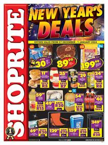 Shoprite Northern Cape & Free State : New Year's Deals (27 December 2023 - 1 January 2024)