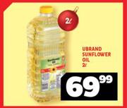 U Brand Sunflower Oil-2L