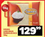 Spekko Long Grain Parboiled Rice-10Kg