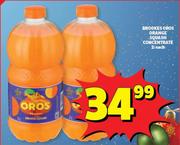 Brookes Oros Orange Squash Concentrate-2L Each