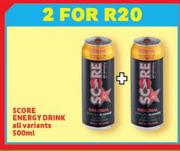 Score Energy Drink All Varints-For 2 x 500ml