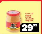 Black Cat Peanut Butter All Variants-400g Each