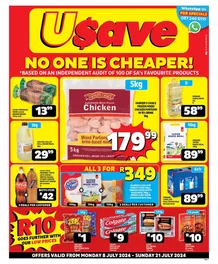 Usave Northern Cape & Free State : No One Is Cheaper (08 July - 21 July 2024)