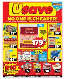 Usave Northern Cape & Free State : No One Is Cheaper (20 January - 09 February 2025)