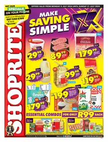 Shoprite Northern Cape & Free State : Make Saving Simple (8 July - 21 July 2024)