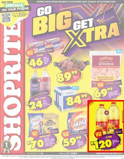 Shoprite Northern Cape & Free State : Go Big Get Better (14 October - 20 October 2024), page 1