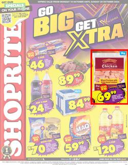 Shoprite Northern Cape & Free State : Go Big Get Better (14 October - 20 October 2024), page 1