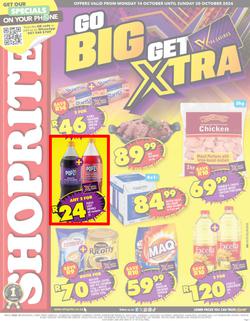 Shoprite Northern Cape & Free State : Go Big Get Better (14 October - 20 October 2024), page 1