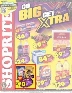 Shoprite Northern Cape & Free State : Go Big Get Better (14 October - 20 October 2024), page 1