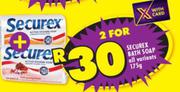 Securex Bath Soap All Variants-For 2 x 175g