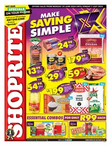 Shoprite Northern Cape & Free State : Make Saving Simple (24 June - 7 July 2024)