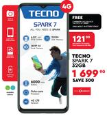 Tecno Spark7 32GB Smartphone