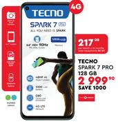 Tecno Spark 7 Pro 128GB Smartphone