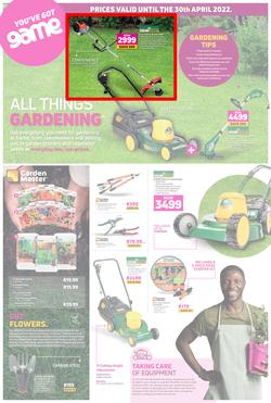Game : All Things Gardening (13 April - 30 April 2022), page 1