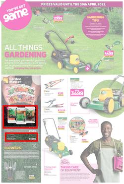 Game : All Things Gardening (13 April - 30 April 2022), page 1