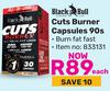 Black Bull Cuts Burner Capsules 90s 833131