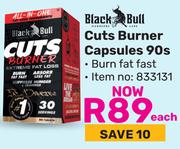 Black Bull Cuts Burner Capsules 90s 833131