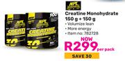 NPL Creatine Monohydrate 150g + 150g 782728-Per Pack