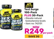 NPL Test Surge 100 Pack Plus 30 Pack 742131-Per Pack