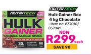 Nutritech Hulk Gainer Box Chocolate 837010/837041-4Kg