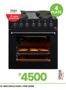 Univa Oven + Hob U336B 21-480