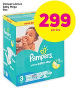 Pampers Active Baby Mega Box-Per Box