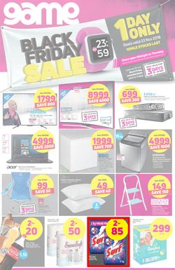 Game : Black Friday Sale (23 Nov 2018), page 1