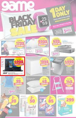 Game : Black Friday Sale (23 Nov 2018), page 1