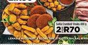 Sadia Crumbed Steaks-For 2 x 400g