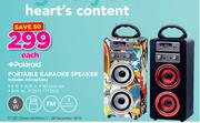 Polaroid Portable Karaoke Speaker-Each