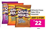 Willards Cheas Naks Assorted-For Any 2 x 135g