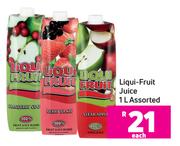 Liqui Fruit Juice Assorted-1L Each 