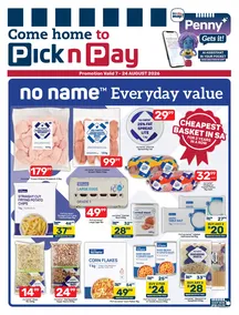 Pick n Pay : No Name Everday Value (07 August - 24 August 2026)