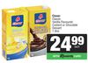 Clover Classic Vanilla Flavoured Custard Or Chocolate Dessert-1L Each